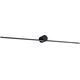 Oprawa ścienna SAVA LED nad lustro 7,5W 500lm 3000K 900mm IP44 230V czarny matowy / metal