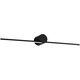 Oprawa ścienna SAVA LED nad lustro 5W 300lm 3000K 600mm IP44 230V czarny matowy / metal