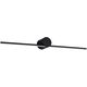 Oprawa ścienna SAVA LED nad lustro 5W 300lm 3000K 600mm IP44 230V czarny matowy / metal