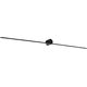 Oprawa ścienna SAVA LED nad lustro 13,5W 850lm 3000K 1200mm IP44 230V czarny matowy / metal