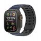 DUX DUCIS pasek CS magnetyczny silikonowy do Apple Watch 42/44/45/46/49 mm granatowo czarny