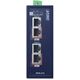 PLANET IPOE-270 switch obsługa PoE Niebieski