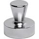 MAUL Neodym-Kegelmagnet,  17 mm, 7 kg, 4 St. hellsilber
