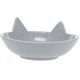 DUVO+ MISKA CERAMICZNA DLA KOTA 175ml     JASNOSZARA 14x14x6.5cm  15508