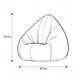 Pufa dla dziecka Diablo Chairs, zielona Craft Edition