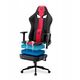 Materiałowy Fotel Diablo X-Player 2.0 Small: Karmazynowo-antracytowy