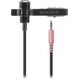 Speedlink Mikrofon SPES. zum Anstecken. Metalclip. schwarz retail
