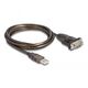 Delock Adapter USB2.0 Typ-A zu 1 x Seriell RS-232 D-sub9 pin
