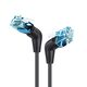 Kabel sieciowy patchcord Cat6a UTP kątowy obrotowy 0,5m slim czarny