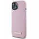 Case Karl Lagerfeld FW Metal Plate MagSafe for iPhone 15 pink