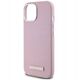 Case Karl Lagerfeld FW Metal Plate MagSafe for iPhone 15 pink