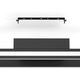 Ceiling LED lamp EGLO Savilanas, 21W, 2765K, 2700lm, black, 77 x 20 x 7.5cm