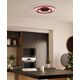 Ceiling LED lamp EGLO Calagrano, 21.5W, 3000K, RGB, 2700lm, black, o45 x h3.5cm