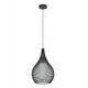 Pendant lamp EGLO Razoni, 1 x E27, 40W, black, o32.5 x h110 cm
