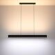Ceiling LED lamp EGLO Andreas, 2x19W, RGB, 4320lm, black, 117 x 7 x 110 cm