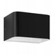 LED wall lamp EGLO SANIA 4, 6 W, 670 lm, 3000 K, black, 13 x 8 x 9 cm
