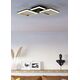Ceiling LED lamp EGLO CALLIERA, 20 W, 2500 lm, 4000 K, black/gold, 31x59.5x9cm