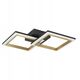 Ceiling LED lamp EGLO CALLIERA, 18.4 W 2500lm 4000 K, black/gold color, 31x52.5x8cm