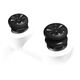 Steelseries Black Galaxy, PlayStation 4, PlayStation 5, Thumbstick, Black, Rubber, Concave, United States