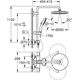 Grohe Vitalio Start 250 - Brusesystem 8,5l flex