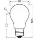 OSRAM LED standard mat 470lm 2,2W/827 (40W) E27 energiklasse A dæmpbar