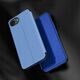 Etui Clear View Case na iPhone 16e pokrowiec z klapką - niebieskie
