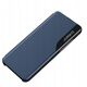 Etui Eco Leather View Case elegancki futerał z klapką i podstawką na iPhone 16e - niebieskie