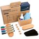Legamaster WOODEN whiteboard accessory set 17-piece, Accessory set, Netherlands, FSC mix 70%, 214 mm, 333 mm, 74 mm