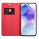 Kabura LUNA Book Carbon do SAMSUNG S24 FE czerwony