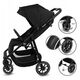 KIDWELL WÓZEK SPACEROWY ENZO BLACK 5906601700521