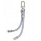 HOCO kabel Typ C do Lightning w formie smyczki PD 20W GH5 0,22 m niebieski
