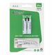 TCBEST bateria akumulatorowa R3 (AAA) 180 mAh z gniazdem Typ C + kabel USB A do 2 x Typ C 2 szt