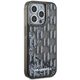 Etui Karl Lagerfeld Liquide Glitter      Monogram Gradient do iPhone 15 Pro Max czarny