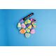 POSCA Gift Metal Tin, 20ass. Groovy Colours (6xpc1mc - 7xpc3m - 7xpc5m)