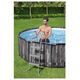 Frame pool BESTWAY Steel Pro Max, gray, 13030 l, 427 x 107 cm,
