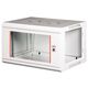 ROLINE Wandgeh�use Basic Plus 48,26cm 19-Zoll 6HE 600x450 BxT grau