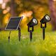Plug-in LED outdoor light V-TAC, solar-powered, IP65, 2 x 90 lm, 3000 K, 2 pcs