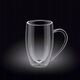 Double glass mug WILMAX, 300 ml