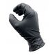 Disposable nitrile gloves with rough palm GRIPAZZ, black, size 2XL (50pcs.)