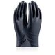 Disposable nitrile gloves with rough palm GRIPAZZ, black, size 2XL (50pcs.)