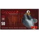 Disposable nitrile gloves with rough palm GRIPAZZ, black, size XL (50pcs.)