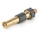 DYSZA REGULOWANA MOSIĘŻNA GW 3/4" Z PRZYŁĄCZEM NA KRAN GZ 3/4" 12,5cm BRASS SOFT