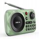 RADIO AKAI APR-500 USB, BT, TF, AKU, funkcja nagrywania