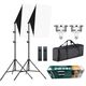 DNA SOFTBOX 1 SET 2X60W prostokątny odbłyśnik 50x70