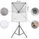 DNA SOFTBOX 1 SET 2X60W prostokątny odbłyśnik 50x70