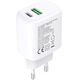 Ładowarka sieciowa USB-C PD 20W i USB-A QC 18W