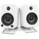 KANTO AUDIO DESKTOP SPEAKER STANDS FOR MIDSIZE SPEAKERS - WHITE (PAIR)