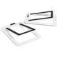 KANTO AUDIO DESKTOP SPEAKER STANDS FOR SMALL SPEAKERS - WHITE (PAIR)