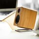 KANTO AUDIO DESKTOP SPEAKER STANDS FOR SMALL SPEAKERS - WHITE (PAIR)