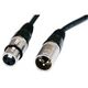 CABLE4ME przewód mikrofonowy sygnałowy XLR/XLR 1m